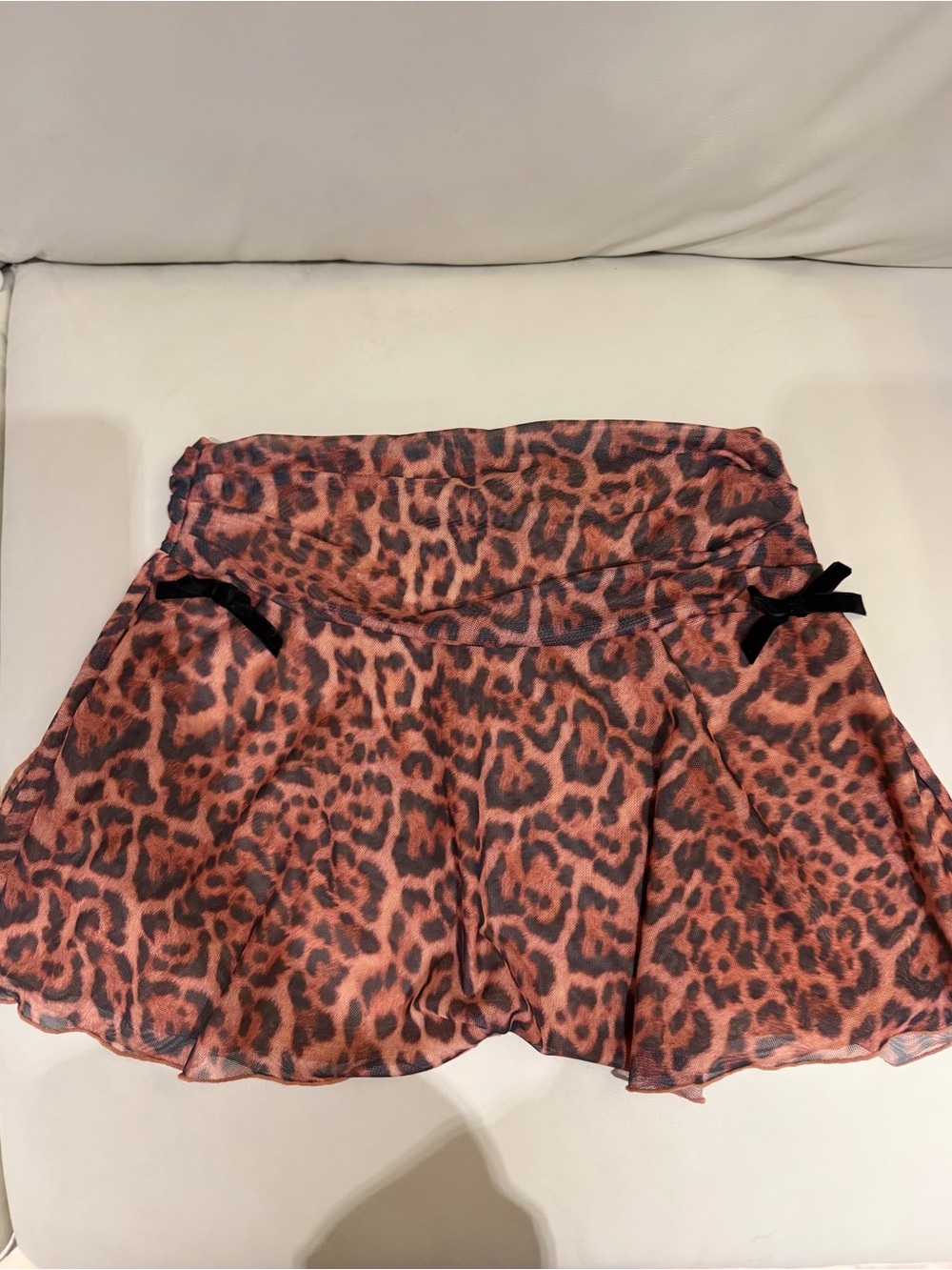 Tiger Mist Leopard Mini Skirt